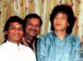 Sarwar Hussain With Ustad Zakir Hussain.