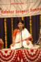 Sulagna Halder classical singer performming in Kalakar Sangeet Sammelan.