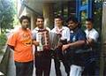 Dr. Avijit with group from Bulgaria at International Folklore Festival, Croatia