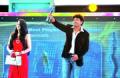 Chetan Sosca receiving Award