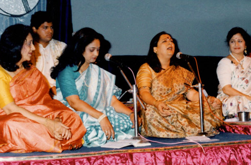 Verma sisters performing in Manik - Moti prg. of Churang.