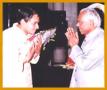 Satkar from president K R Narayanan.