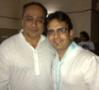 Dhawall with Sachin Khedekar.