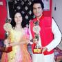 Yogesh Gandharva & Wife got trofi in a competation