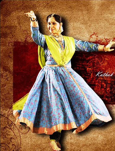 Uma Dogra Kathak exponent.