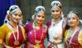 Rekha Raju with other dancers.