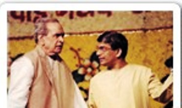 Upendra Bhat. with Pt. Bhimsen Joshi.