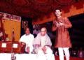 With Pandit Bhimsen Joshiatthetime of Dattopant Deshpande Award in Sawai Gandharva.