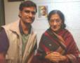 With Pandita Gansaraswati Kishoritai Aamonkar.