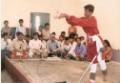 Hridev Ray performing on stage.