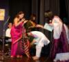 Students of Meera Music classes taking blessings from Kadambari.