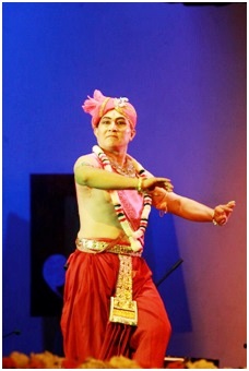 Y. Hematkumar performing in 'CHARADHAYAY’ at Colombo in2012