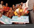 Felicitation of Pt. Mallikarjun Mansoor Yuva Puraskar.