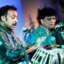 Farooque Latif Khan performing in program.