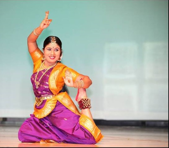 Anju Chandran a  Bharatnatyam dancer.