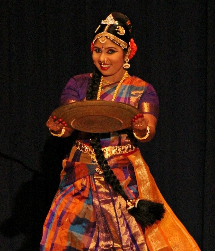 Anju Chandran performing Kuchipudi dance.
