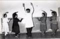 Akash Naik with students