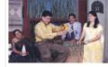 Ila Bhate performing in 'Zale Mokale Abhal' with Reema Lagoo, Sharad Ponkshe & Atul Kulkarni.