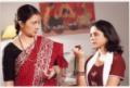 Ila Bhate with Sharvari Patankar in Marathi serial 'Asambhav'