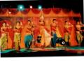 Dilip Khanderay performing folk dance with his group