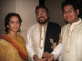 with Anoushka Shankar and father Pt.Kushal Das