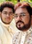 Kalyanjit with father Pt.Kushal Das