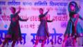 Ruhi Masodkar performing with her students at Chindwada