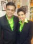 Rupali Bhosle with Sumeet Raghvan