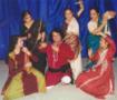 Rare And Memorable Photo of Nandakishore Kapote With Famous Artist Friends Pt. Prabha Marathe Dr. Sujata Natu Pt. Shama Bhate Dr. Manjiri Deo Pt. Maneesha Sathe in Kathak Dance Poses at Nandkishore Cultural Society Nigdi