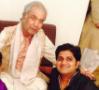 Amit Mishra with after concert Kathak maestro Pt. Birju Maharajji