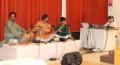 Anand Kashikar performing with his son