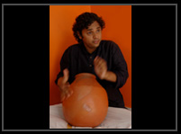 Ghatam Udupa performing In programme