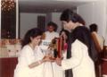 Shobhaa receiving award from Amitabh Bacchan ji for playback