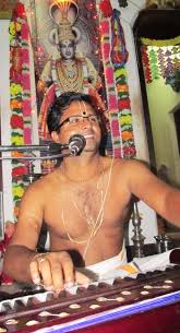 Vittal Vinod Bhagavathar performing in Temple