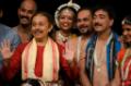 Odissi dancer Yashwantji with Ankur Ballal and other odissi dancers