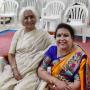 Veena Shukla with Guru Vidushi Prabha Atre