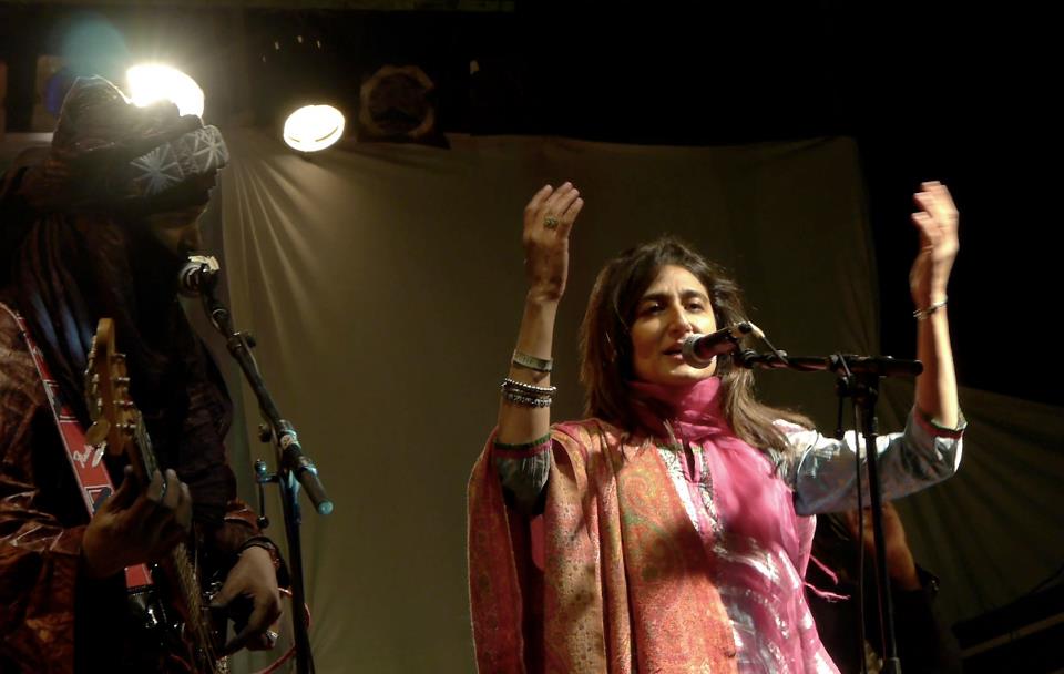 Kiran Ahluwalia performing in Festival au Desert - Mali, Africa