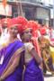 Ladies performing  in Naadgarja Dhol Tasha Pathak
