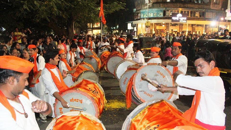 Raudrashambhu Dhol Tasha Pathak Performanc in Gudi Padva