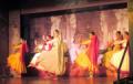 Aditi Yadav performing with students