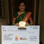 Mrunal Kulkarni Hirkani-Saubhagya Group) Received Awards From Zee Marathi