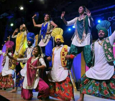 All Cultural Programme Performed Punjabi Bhangra Dance