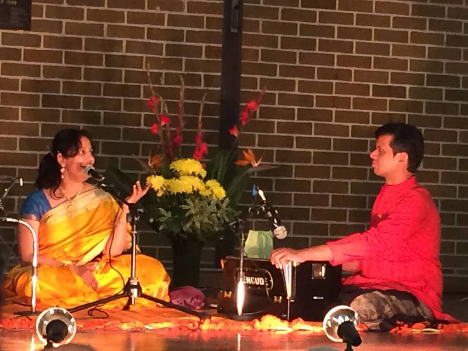 Anant Joshi performing in concert at Sydney 