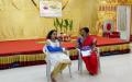 Srujan Sakhya telling the importance of Mangalagauri 