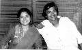 Ashok Samel with his wife Sanjeevani