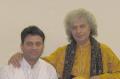 Madan Oak with Guru Pt. Shivkumar Sharma