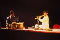 Flute Durgaprasad Performing in Bharat RatnaBhimsen Joshi Rangamandira Inauguration 