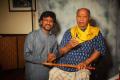 Flute Durgaprasad with his beloved Guru Badmavibhushan Hariprasad Chaurasia