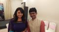 Ganesh Chandanshive (folk singer) with Prarthana Behere (Actress) 