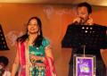 Priyadarshini Singing in Rockline Venkatesh Son’s Wedding Show along with Singer Badari Prasad